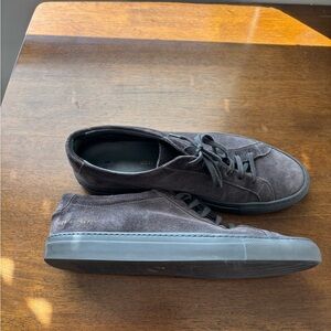Common Projects Dark Gray Suede Sneakers